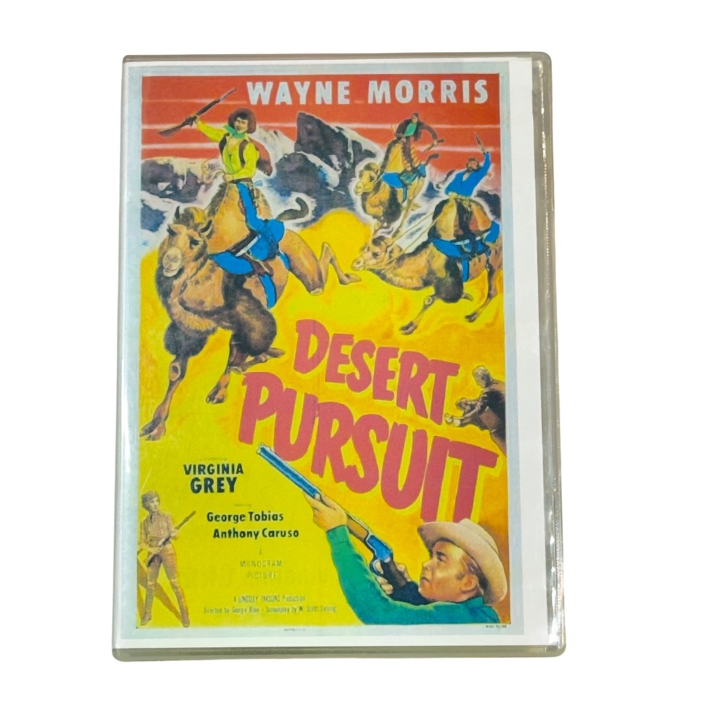 Monogram Desert Pursuit 1952 Western Wayne Morris DVD Movie Classic Multi
